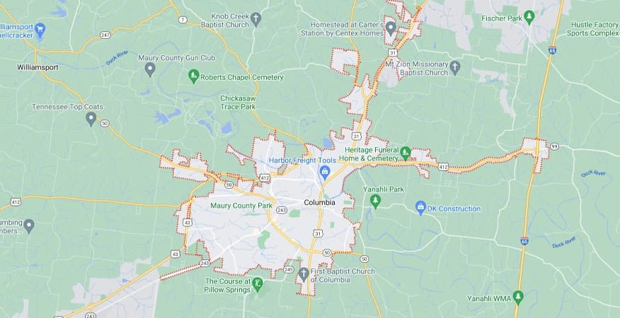Pest Control Serving Columbia Tennessee